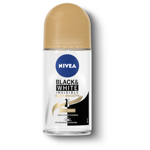 Black & White Invisible Silky Smooth Anti-Perspirant Rollon-50ml