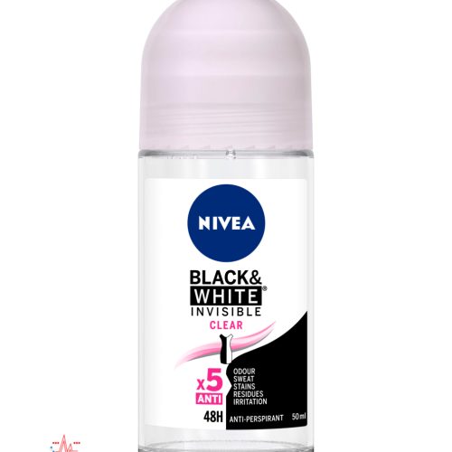 Black & White Invisible Clear Anti-Perspirant Rollon – 50ml