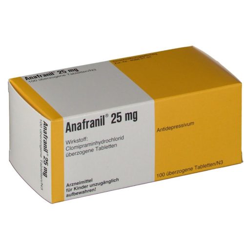 Clomipramine hydrochloride 25mg ANAFRANIL NORVATIS Tablet 10’s