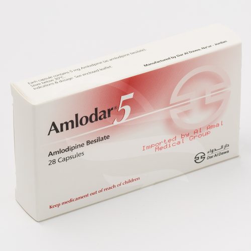 Amlodipine 5mg Amlodar Capsules 7’s