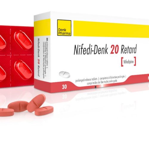 Nifedipine 20mg NIFEDI-DENK 20MG RETARD Tablets 10’s