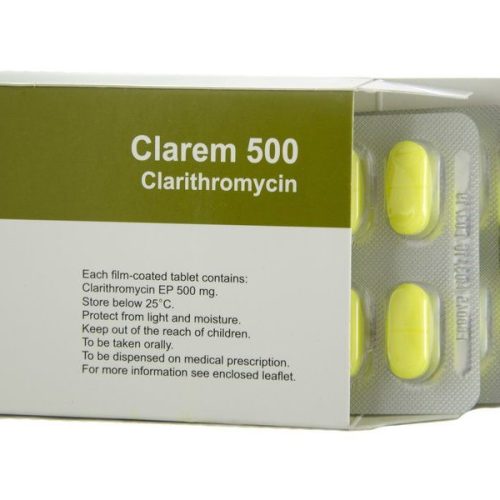 Clarithromycin 500MG CLAREM TAB