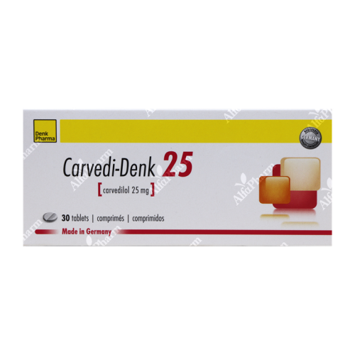 Carvedi-Denk 25mg Tablets 10’s