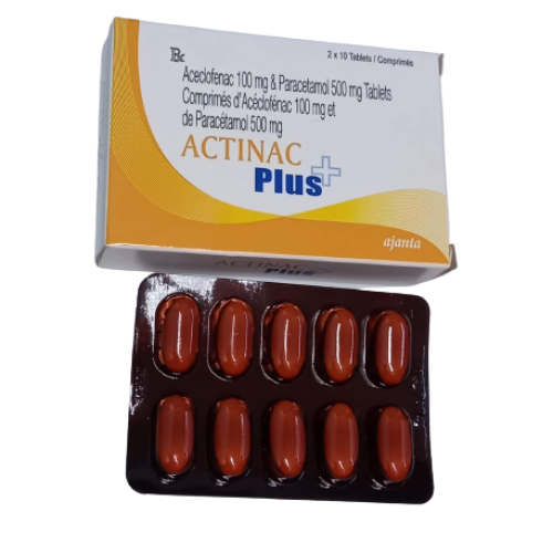 Aceclofenac 20mg ACTINAC Tablet 10’s