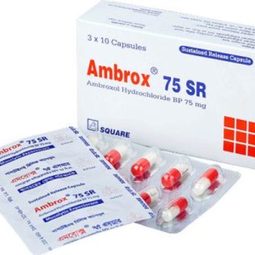 Ambroxol Hydrochloride 75mg Ambrox SR Capsules 10’s