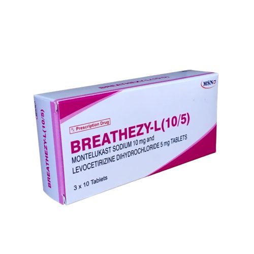 Levocetirizine+Montelukast 5/10mg Breathezy-L tablet 10’S