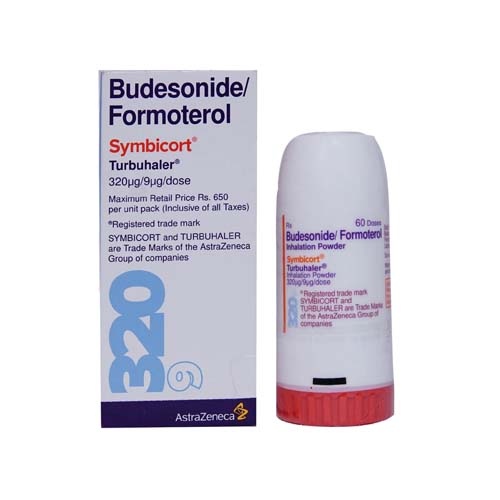 Budesonide/formoterol 320/9 mcg/doz Symbicort Forte Turbuhaler 1’s