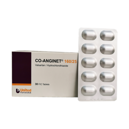 Valsartan/Hydrochlorothiazide 160/12.5MG CO-ANGINET