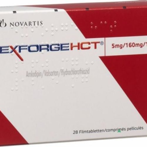 Amlodipine, Valsartan, Hydrochlorothiazide 5/160/12.5mg EXFORGE HCT Tablet 7’s