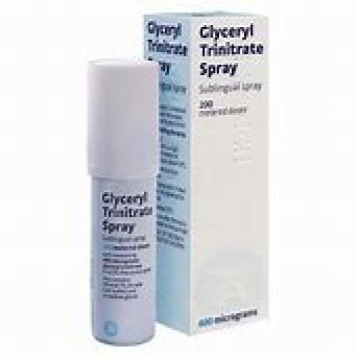 Glyceryl Trinitrate GTN spray