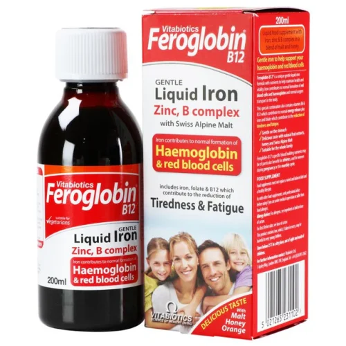 Iron & Multivitamins 200ml FEROGLOBIN SYRUP 200ml syrup bottle