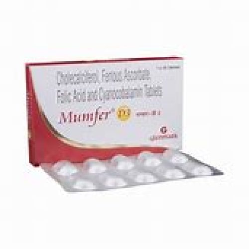 Iron, Folic acid 100mg/500mcg Mumfer tablet 10’s