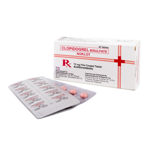 Clopidogrel 75mg Noklot Tablet 10’s