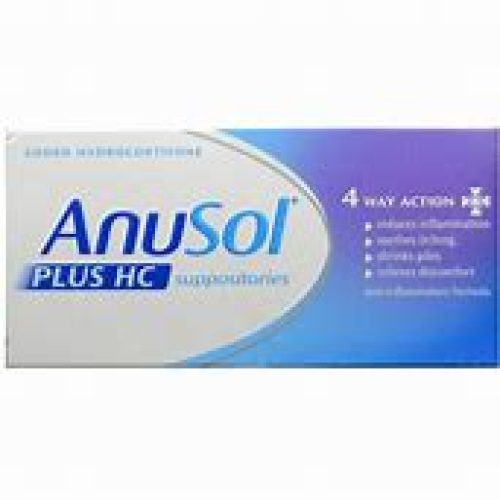 Zinc oxide/ Bismuth oxide /Hydrocortisone ANUSOL HC Suppository 12’s