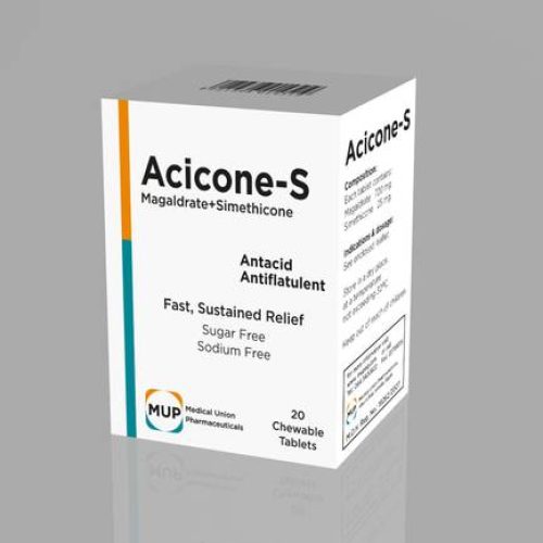 Magaldrate and Simethicon ACICONE-S CHEWABLE Tablets 10’s