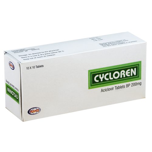 Aciclovir 200mg CYCLOREN Tablet