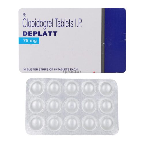 Clopidogrel 75mg Deplatt Tablet 10’s