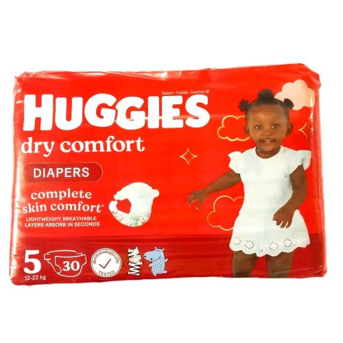 Huggies Dry Comfort Size 5 ( 12-22 kg) 56’s