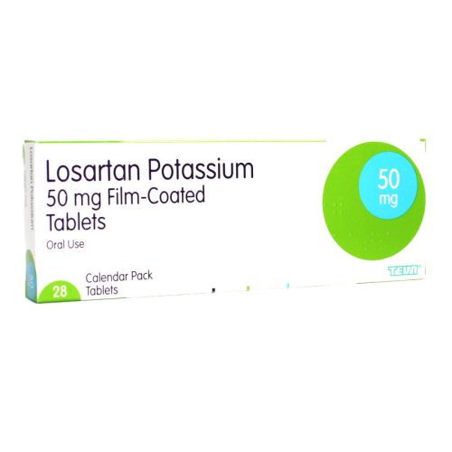 Losartan Potassium 50mg Tablet UK 7’s