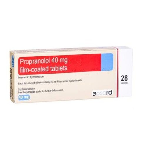 PROPRANOLOL 40 mg ACCORD Tablets 7’S