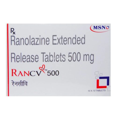 Ranolazine 500 mg Rancv Tablets 10’S