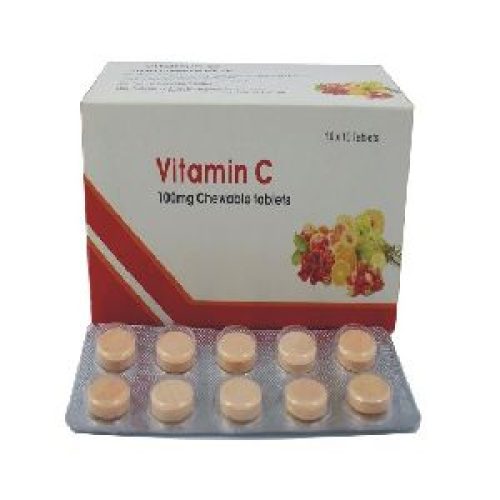 Ascorbic Acid 100mg Vitamin C Tablet 10’s